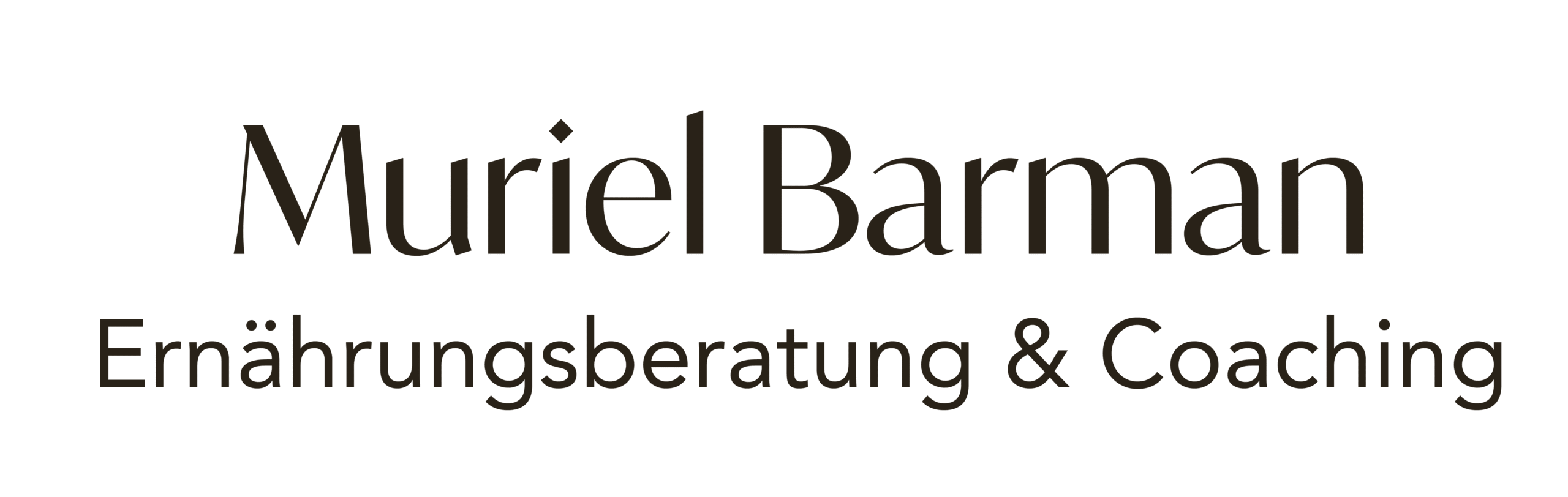 Logo von Muriel Barman - Ernährungsberatug & Coaching